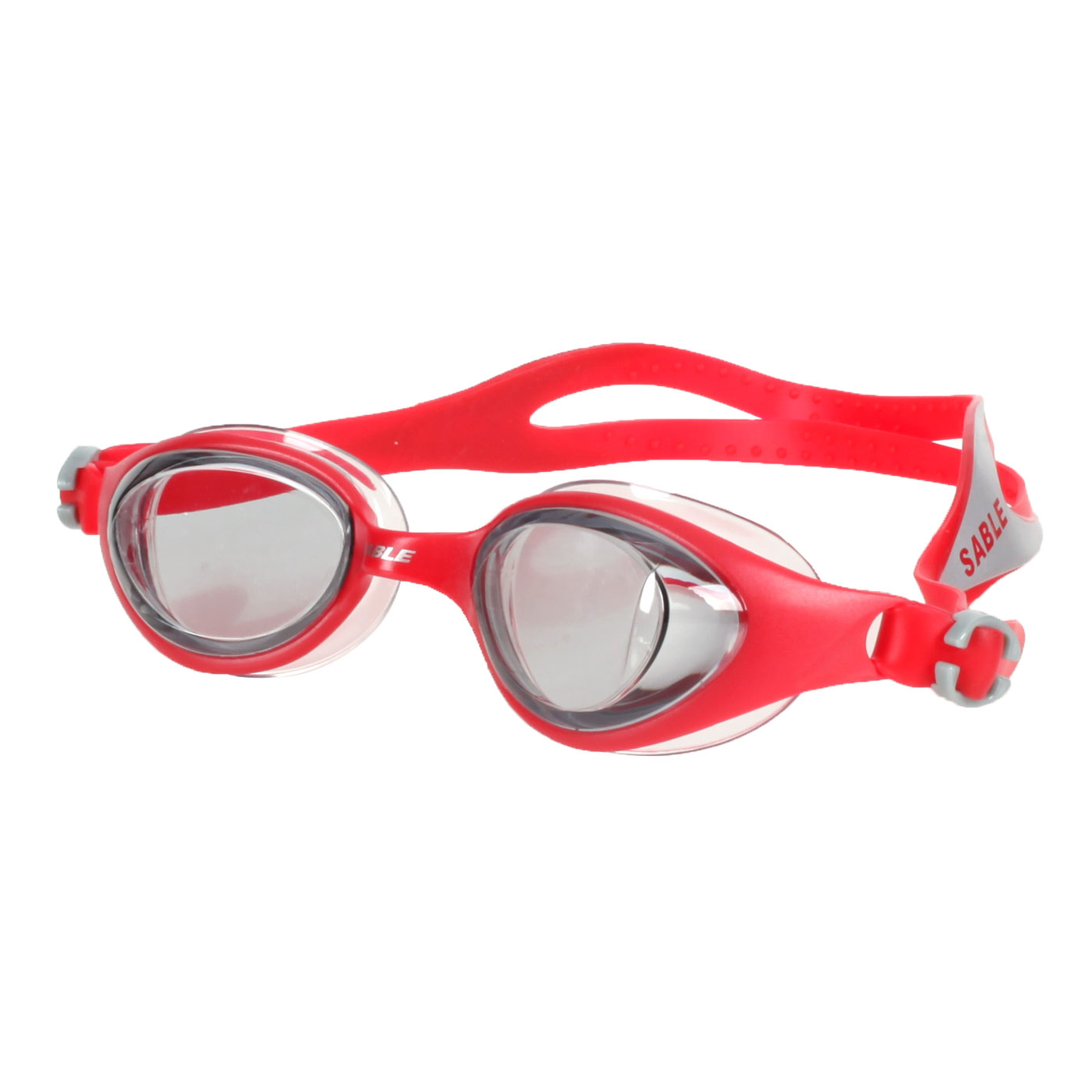 SABLE 平光兒童泳鏡-勇者英雄  206C6 - 紅銀