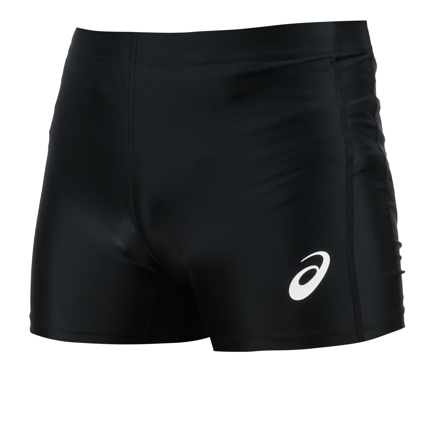 ASICS 男款3吋緊身短褲  2091A843-001 - 黑白