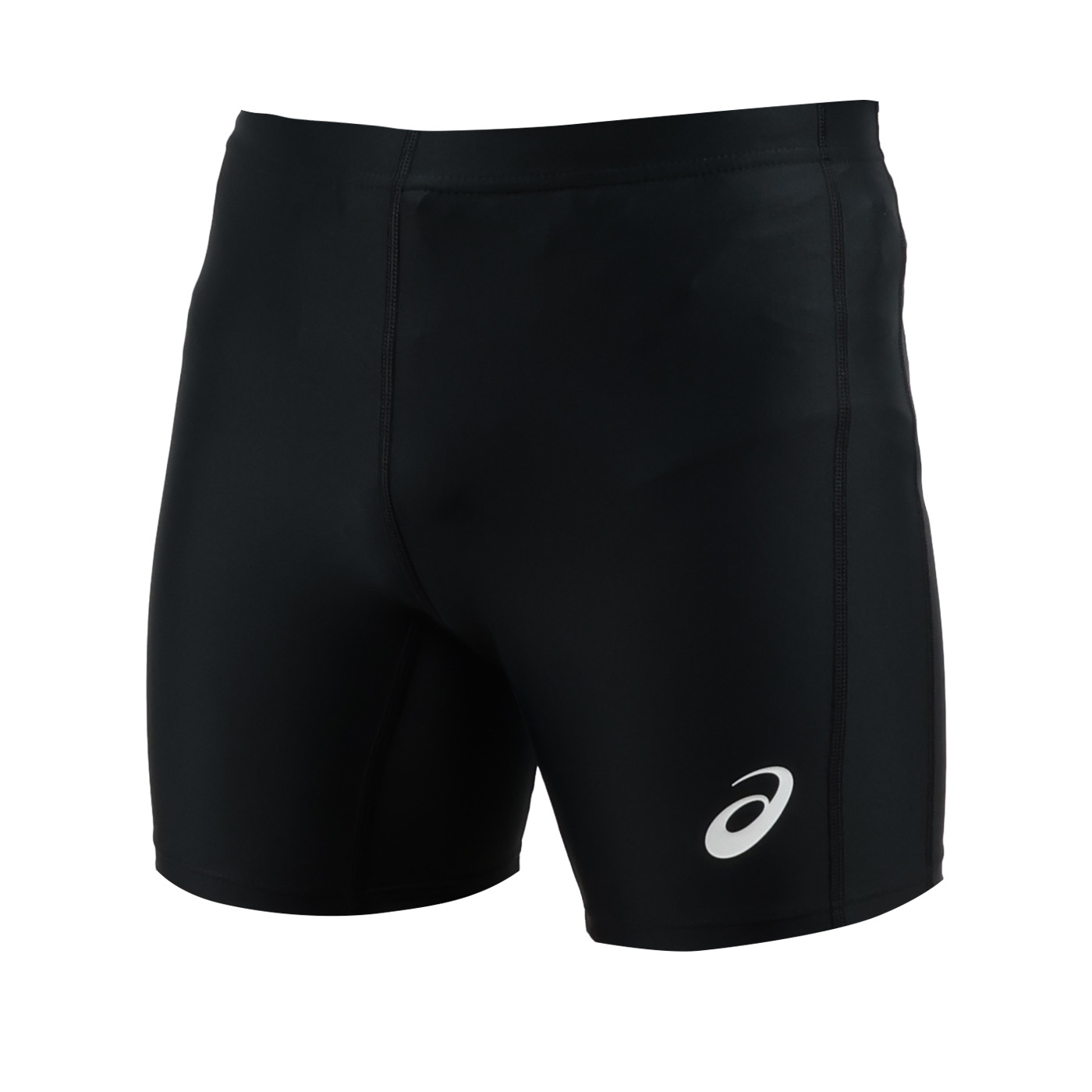 ASICS 男款5吋緊身短褲  2091A844-001 - 黑白