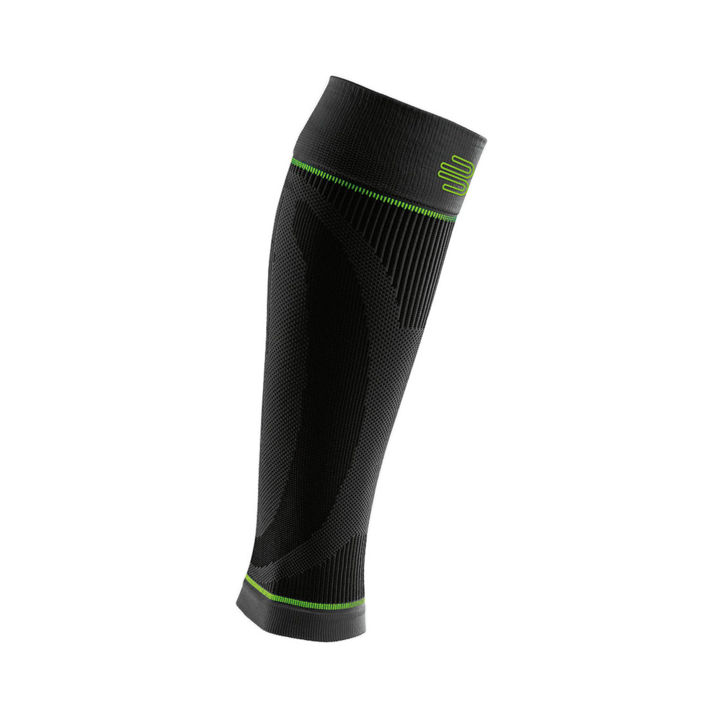 BAUERFEIND保爾範 專業運動小腿壓縮束套(加長版) 29352021700-04 - 黑螢光綠