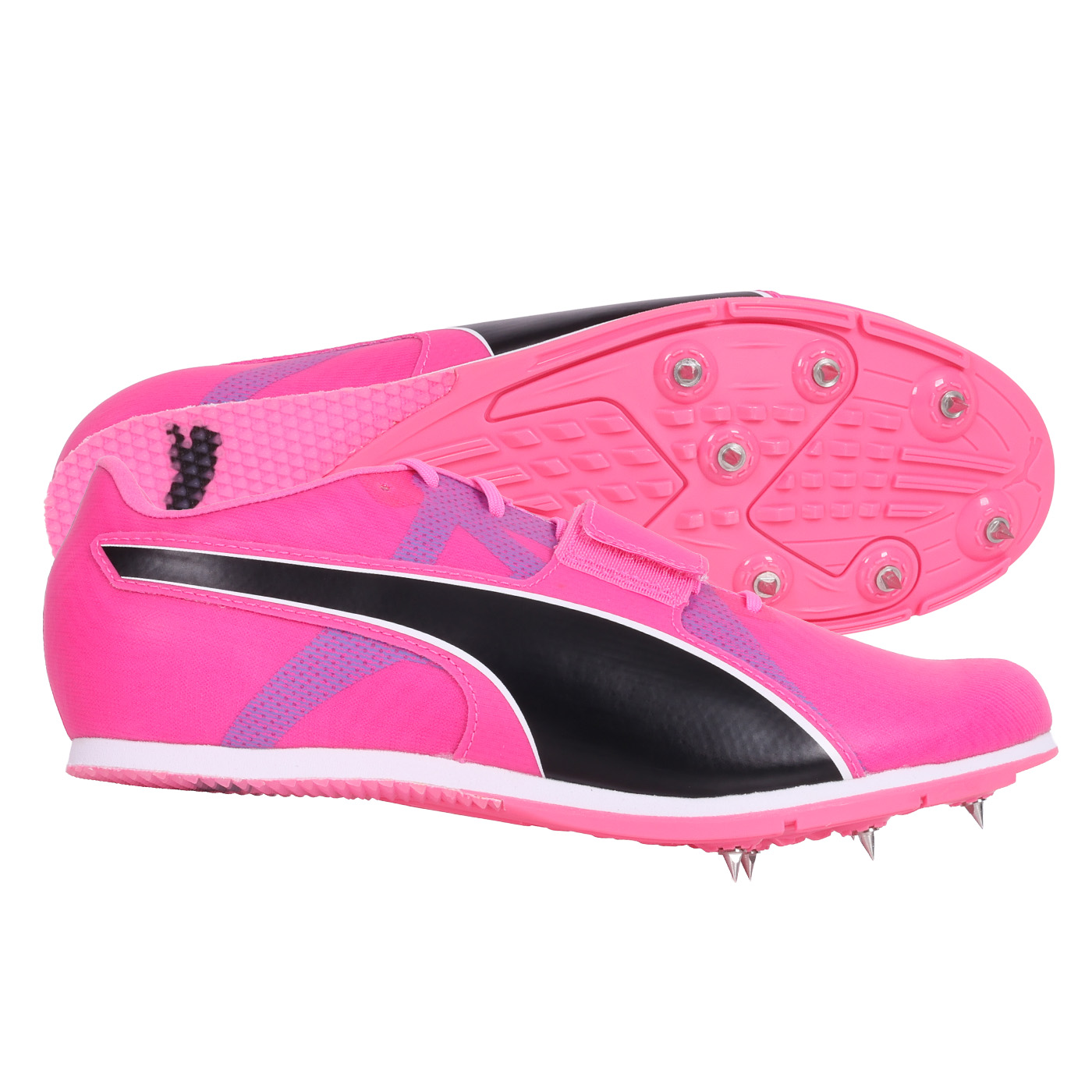 PUMA 特定-田徑釘鞋(跳遠)  @evoSPEED Long Jump 11@ 31142604 - 螢光粉紅黑
