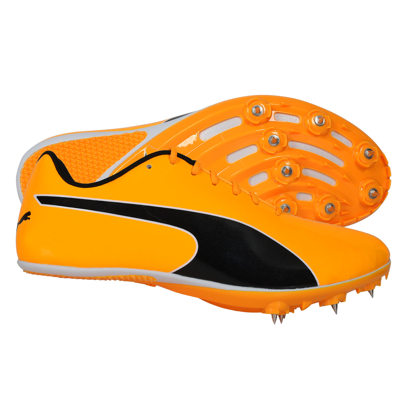 PUMA 特定-田徑釘鞋(短距離)  @Sprint 14.5@ 31187201 - 橘黑白