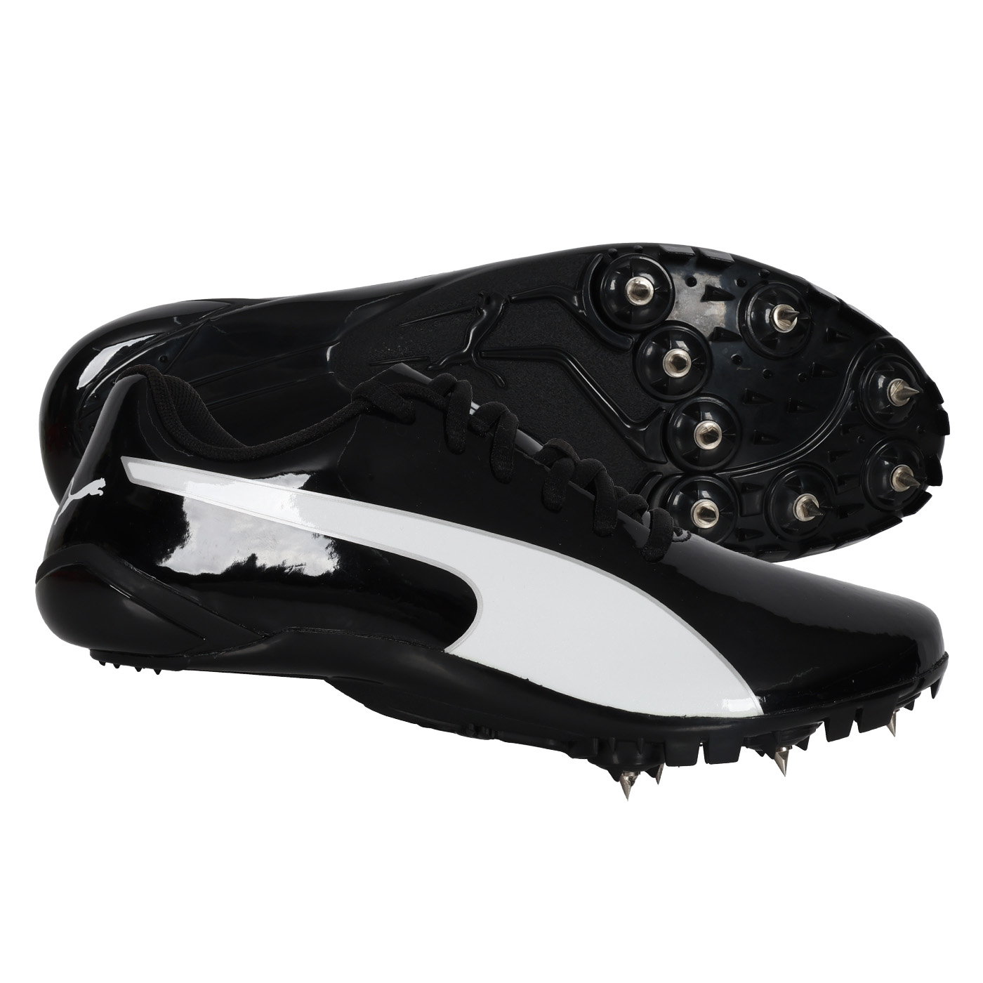 PUMA 特定-田徑釘鞋(短距離)  @Prep Sprint 3.5@ 31187302 - 黑白銀