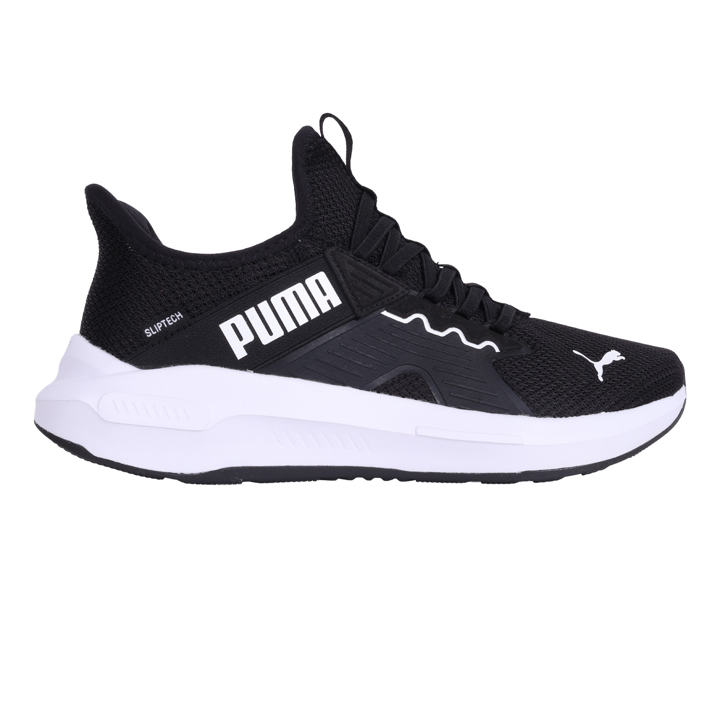 PUMA 男款慢跑鞋  @Softride Enzo 5 Slip Tech@ 31258101 - 黑白