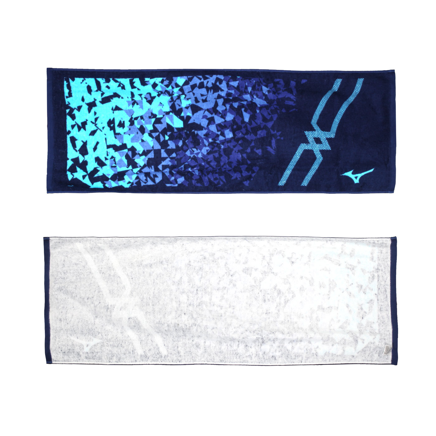MIZUNO 特定-日製運動毛巾 32JY210182 - 丈青藍紫