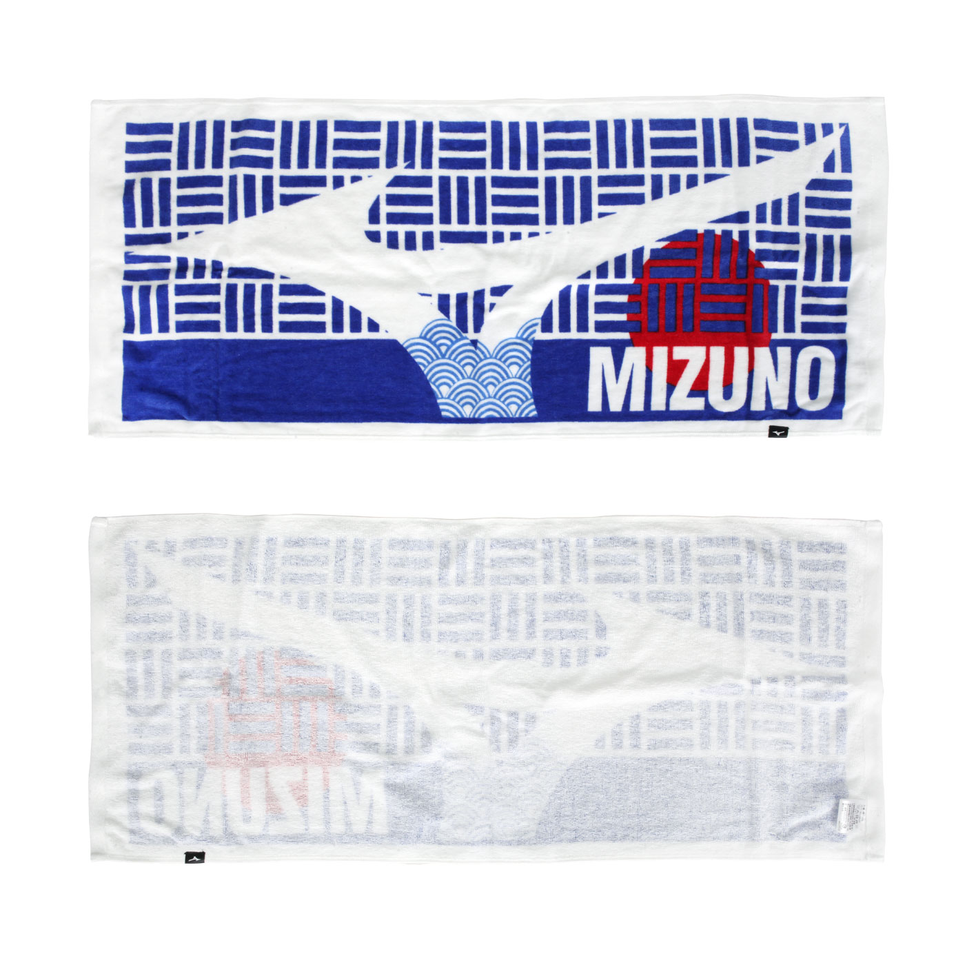 MIZUNO 特定-日製運動毛巾 32JY211214 - 藍紅白