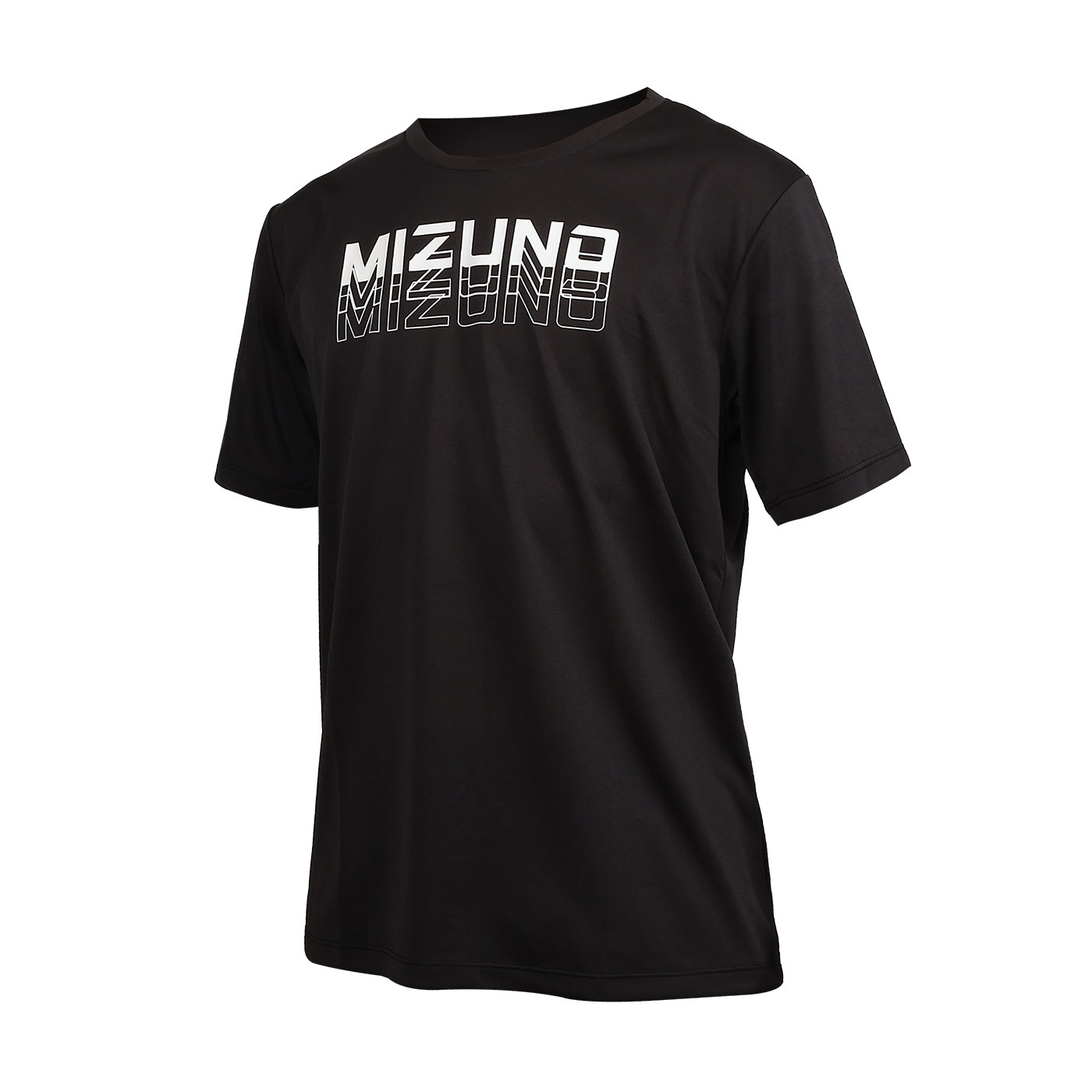 MIZUNO 男款短袖T恤  32TAB01009 - 黑白