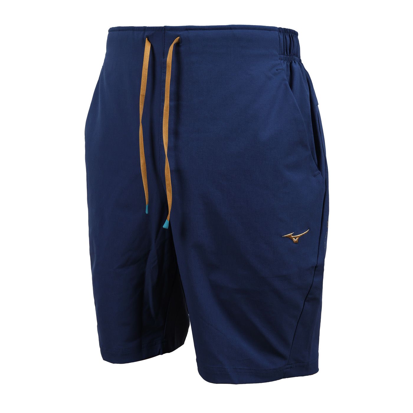 MIZUNO 男款平織短褲  32TBC55617 - 丈青棕湖綠