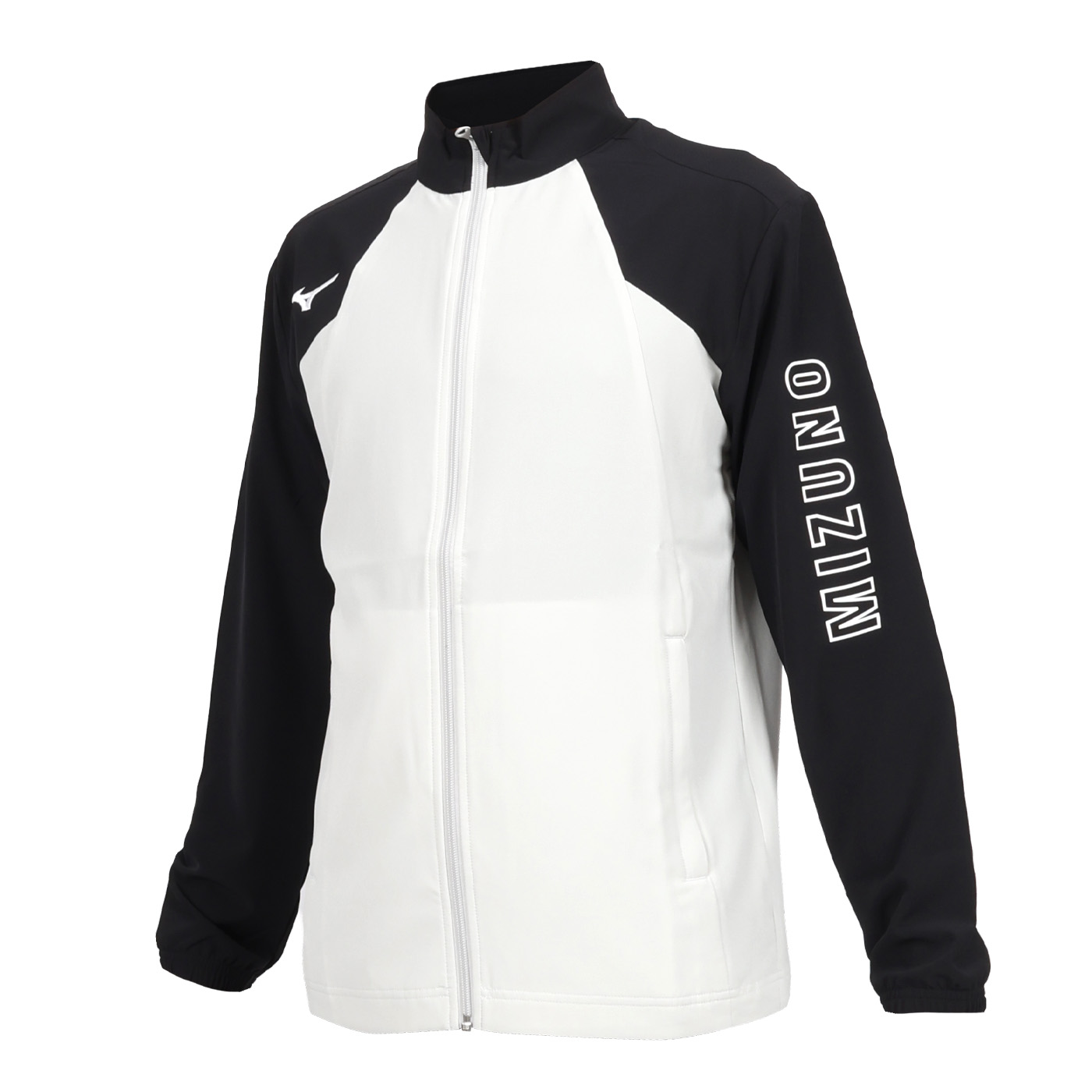 MIZUNO 男款平織外套  32TCD05303 - 黑米白