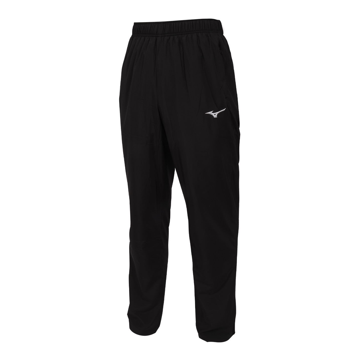 MIZUNO 男款防風長褲  32TFC55109 - 黑白
