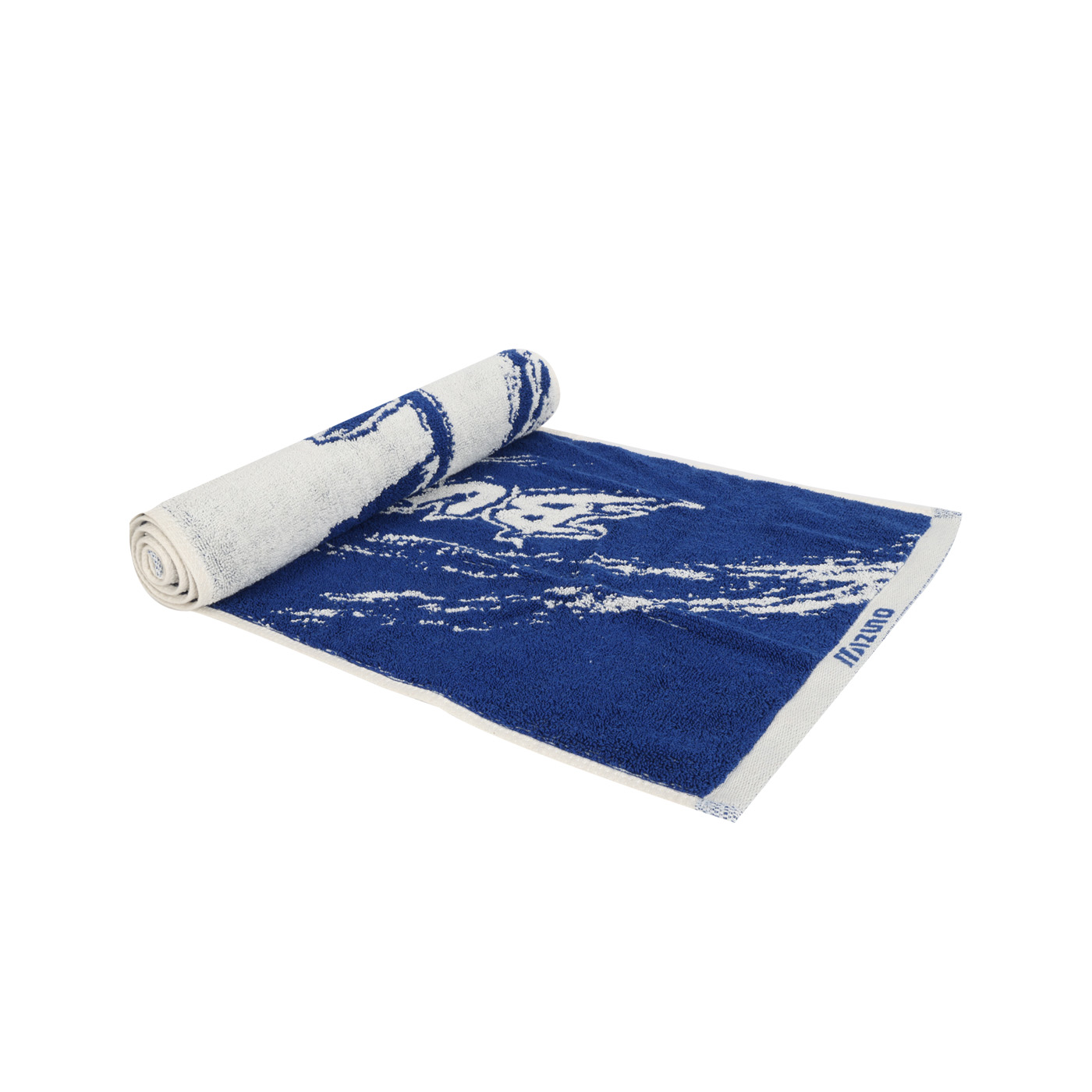 MIZUNO 提花運動毛巾  32TYD01127 - 丈青白