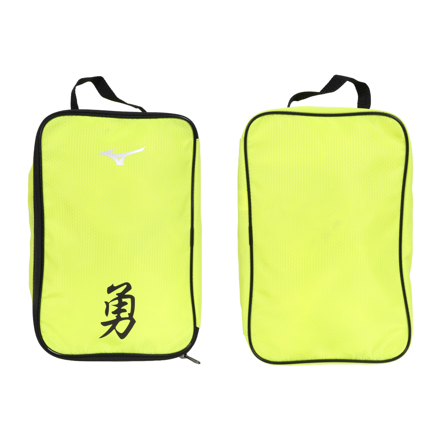 MIZUNO 白沙屯聯名多功能運動袋  33TMDP6845 - 螢光黃銀黑
