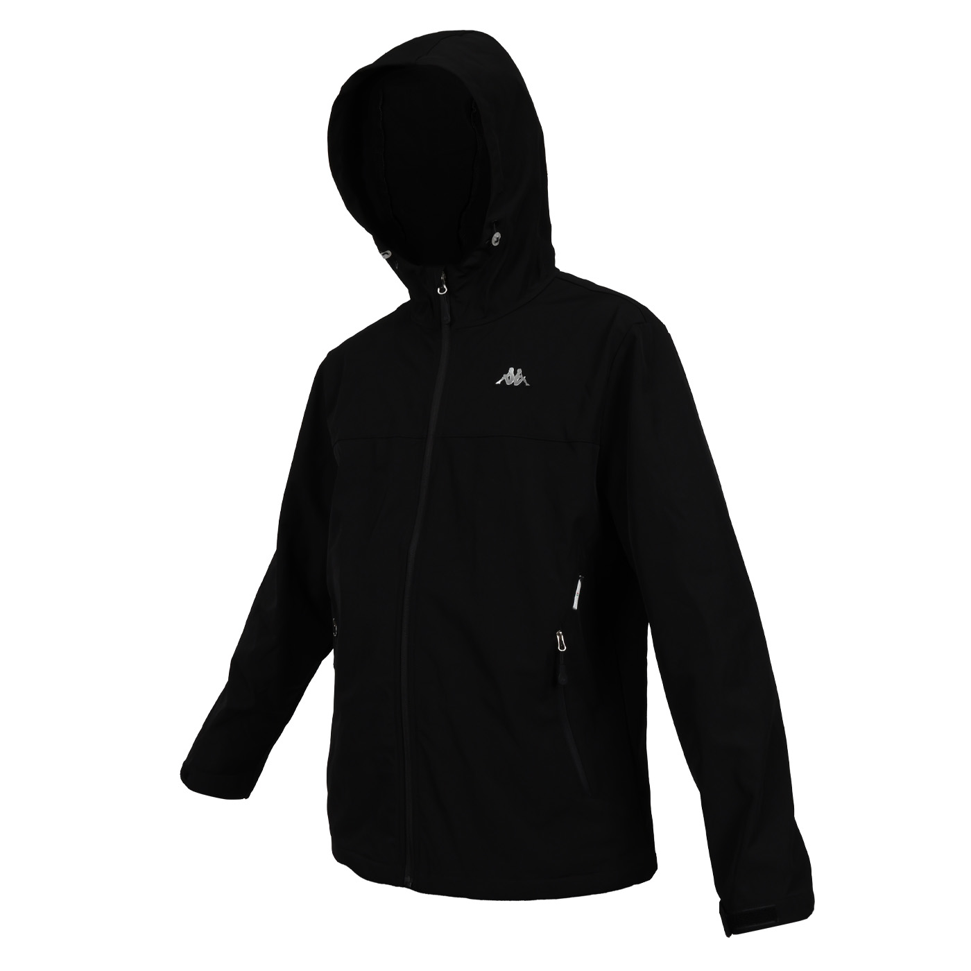 KAPPA 男女款軟殼風衣外套  34235YW-005 - 黑銀
