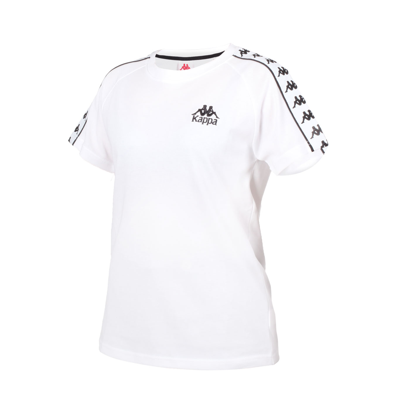 KAPPA 男女款圓領短袖T恤  381R7XW-001 - 白黑