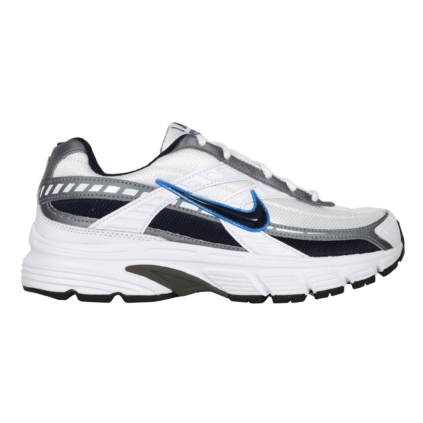 NIKE 男款緩震休閒慢跑鞋   @INITIATOR@ 394055-101 - 白丈青灰藍