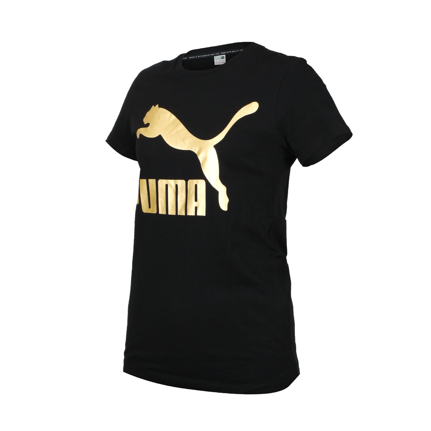 PUMA 女款流行系列Classics短袖T恤 53007766 - 黑金