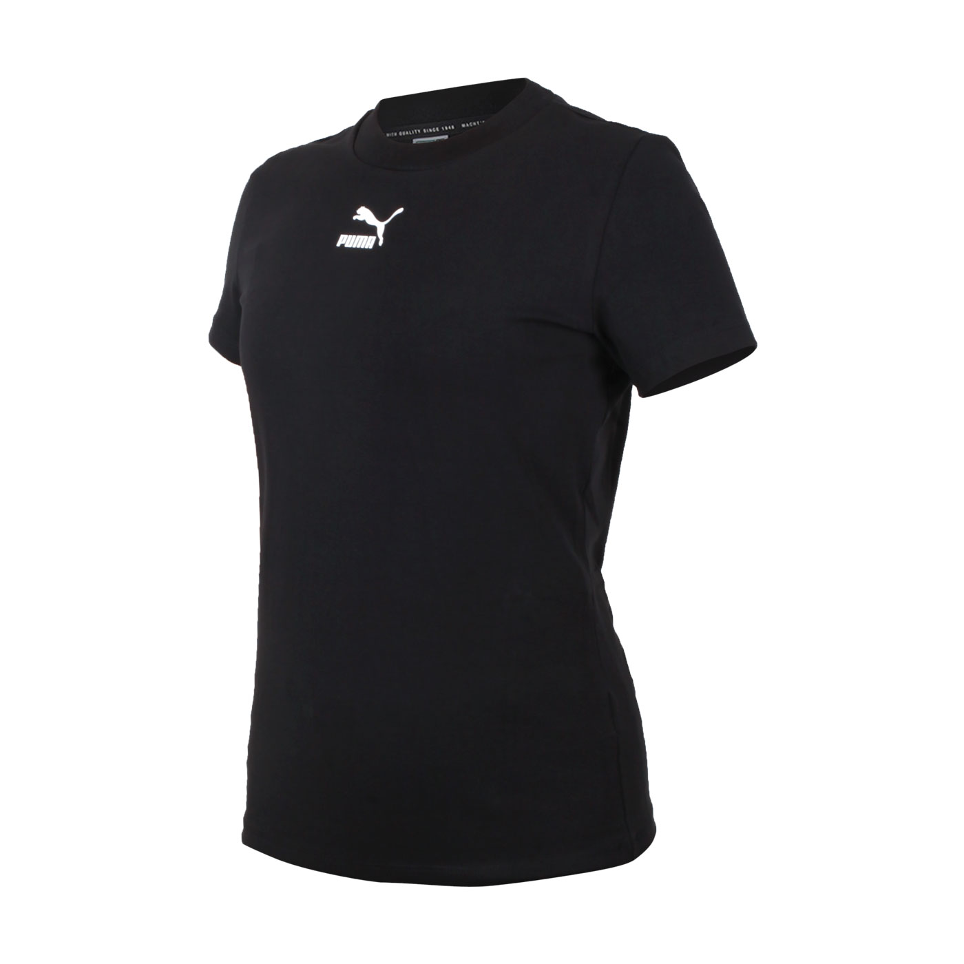 PUMA 女款流行系列Classics合身短袖T恤 53561001 - 黑白