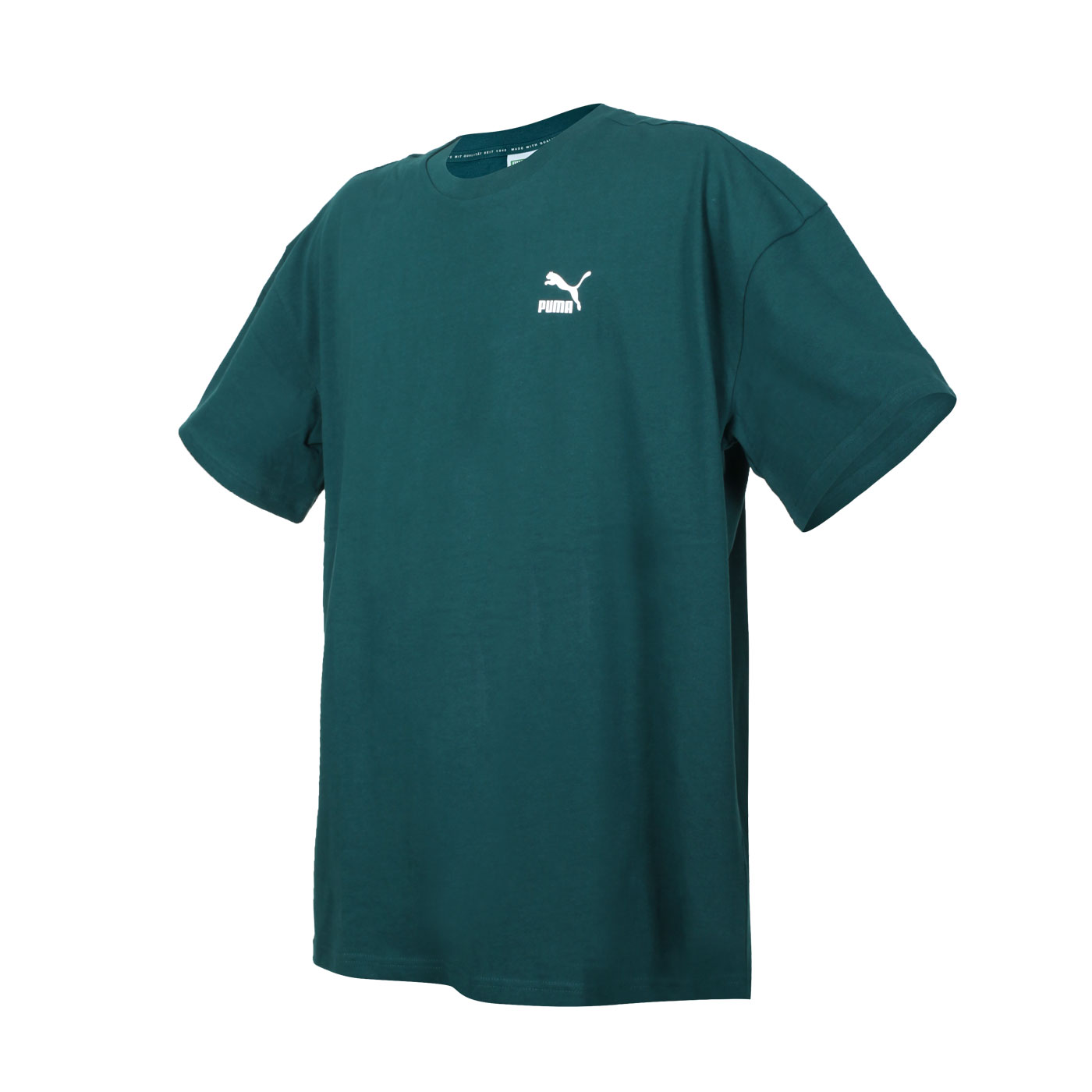 PUMA 男款流行系列Classics寬鬆短袖T恤 53623624 - 綠白