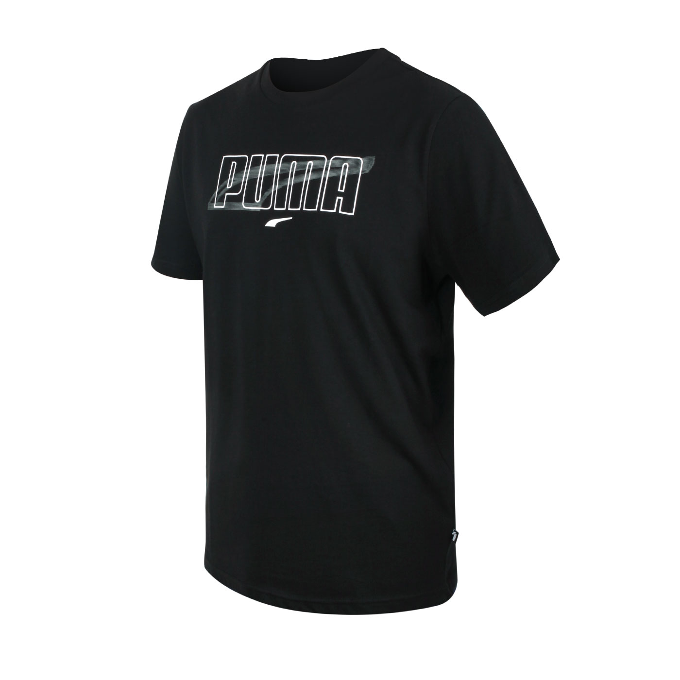PUMA 男款基本系列Rebel短袖T恤 58573851 - 黑白