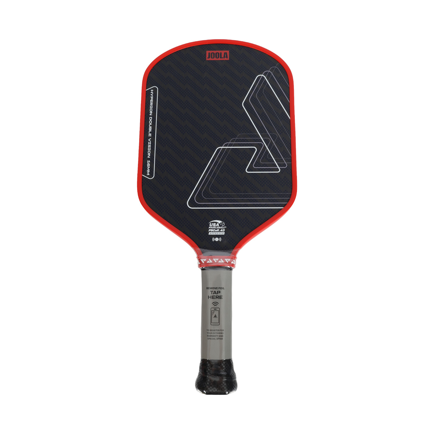 JOOLA HYPERION DOUBLE VISION 16MM匹克球拍  600284 - 黑灰紅白