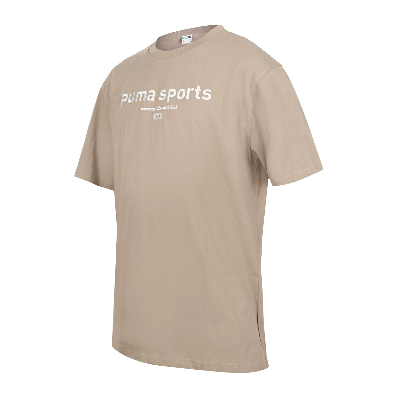 PUMA 男款流行系列P.Team圖樣短袖T恤  62131685 - 棕白
