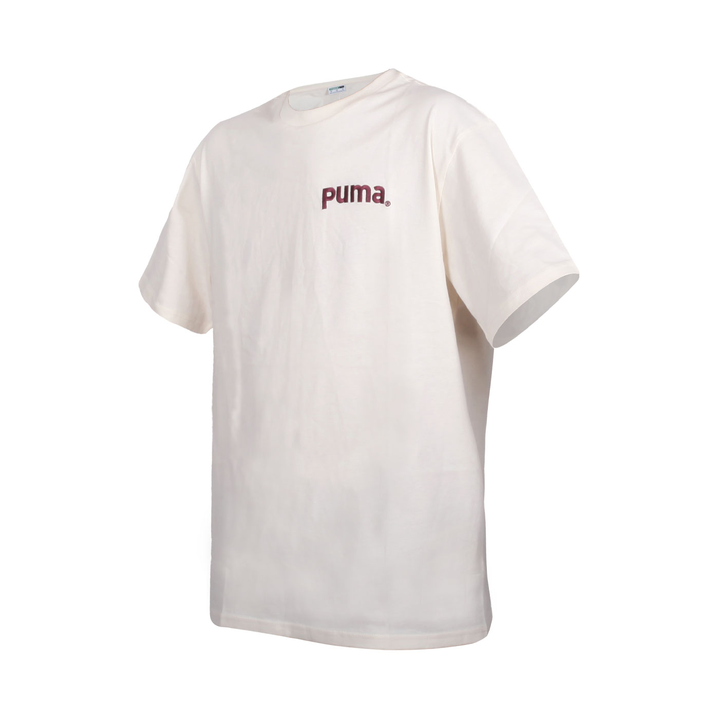 PUMA 男款流行系列P.Team短袖T恤  62248665 - 米黃酒紅