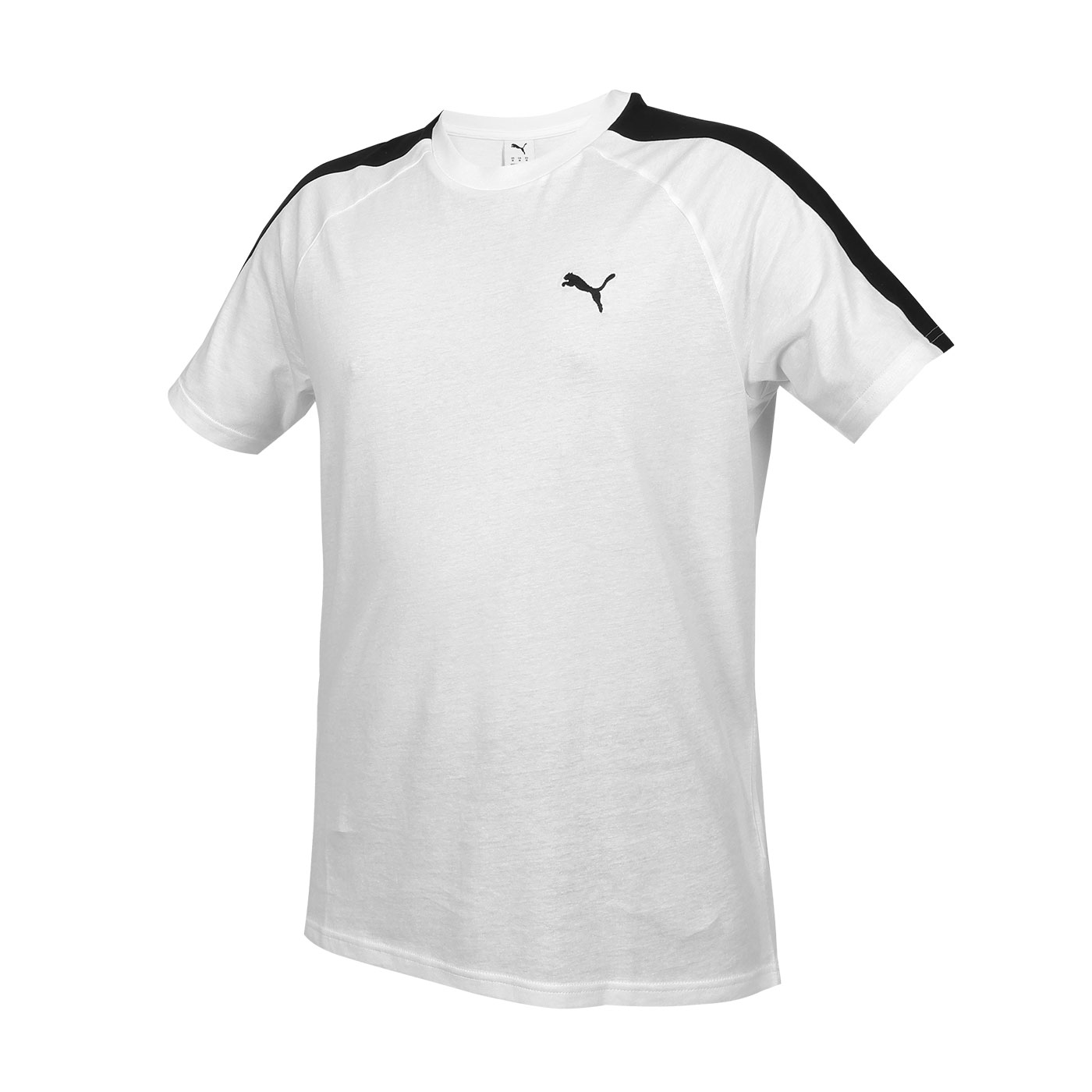 PUMA 男款流行系列T7短袖T恤  62959202 - 白黑