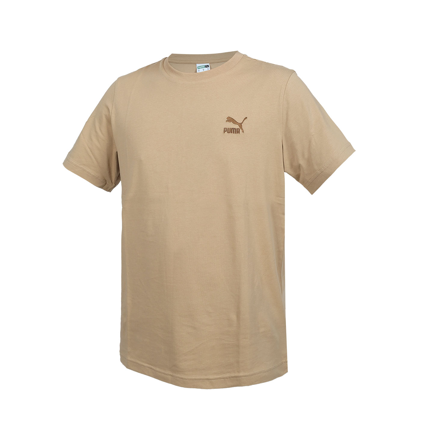 PUMA 男款流行系列Classics短袖T恤  67918783 - 奶茶咖啡