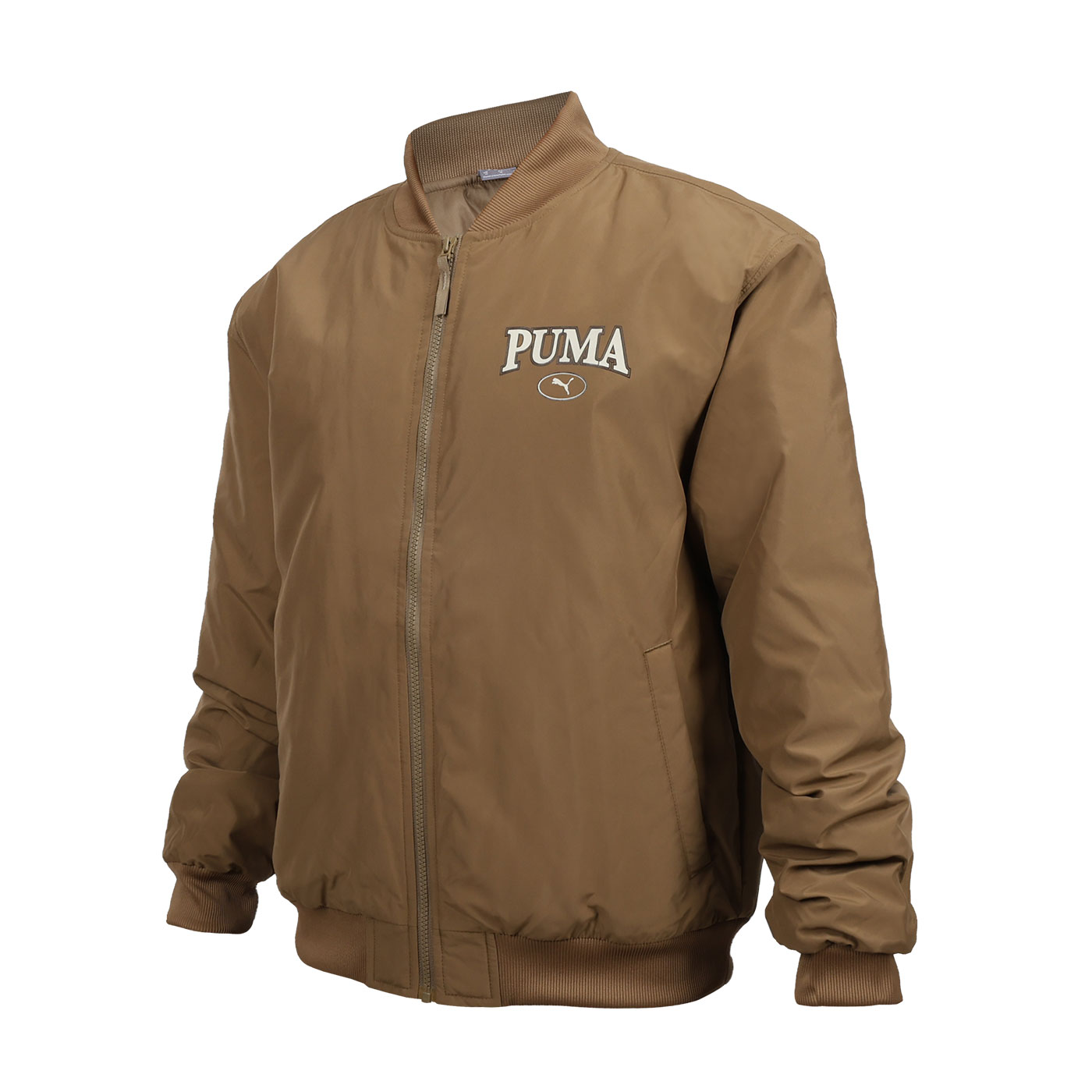 PUMA 男款基本系列Puma Squad棒球外套  68000893 - 咖啡淺奶茶