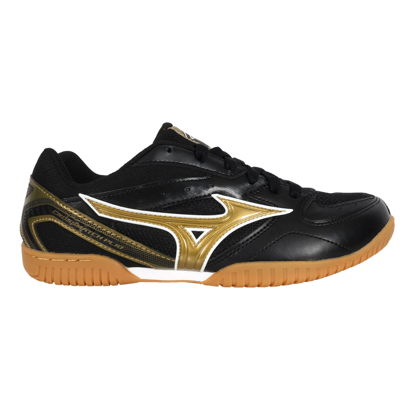 MIZUNO 男女款桌球鞋  @CROSSMATCH PLIO RX4@ 81GA183063 - 黑金白