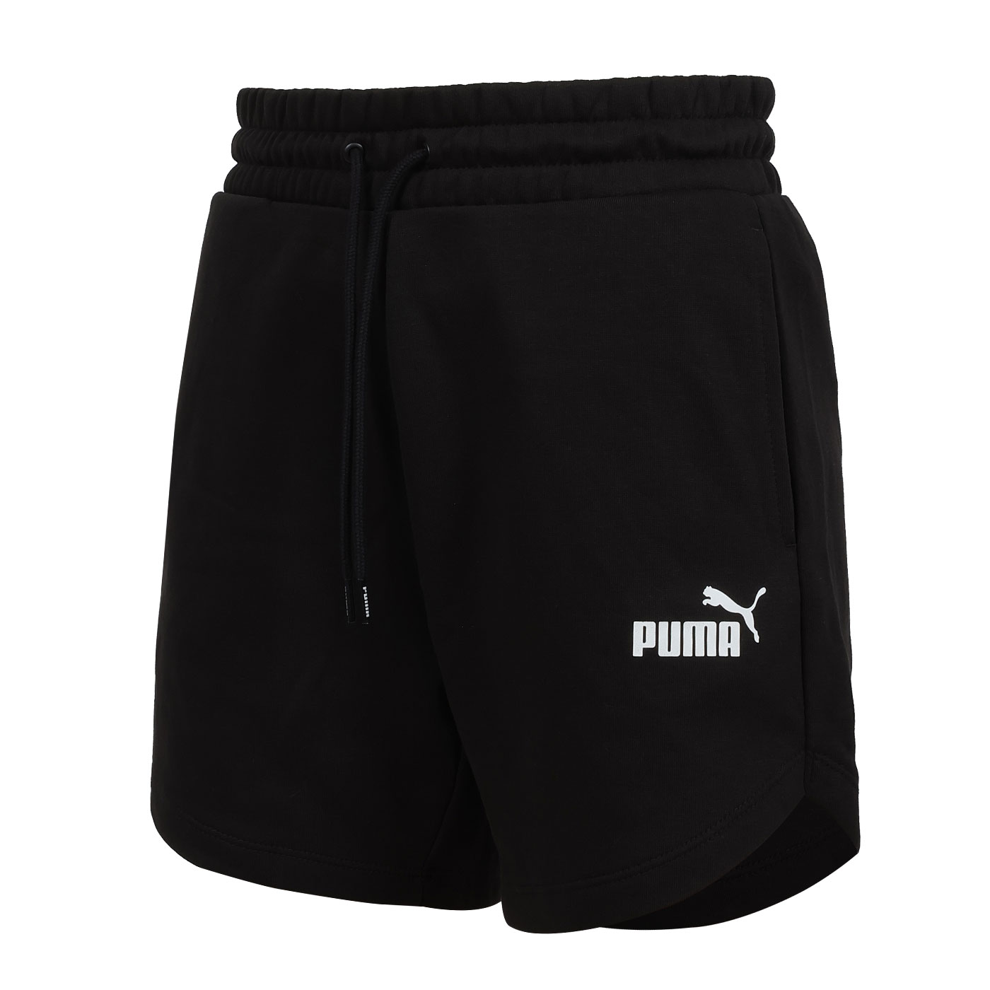 PUMA 女款基本系列ESS 5吋高腰短褲  84833901 - 黑白