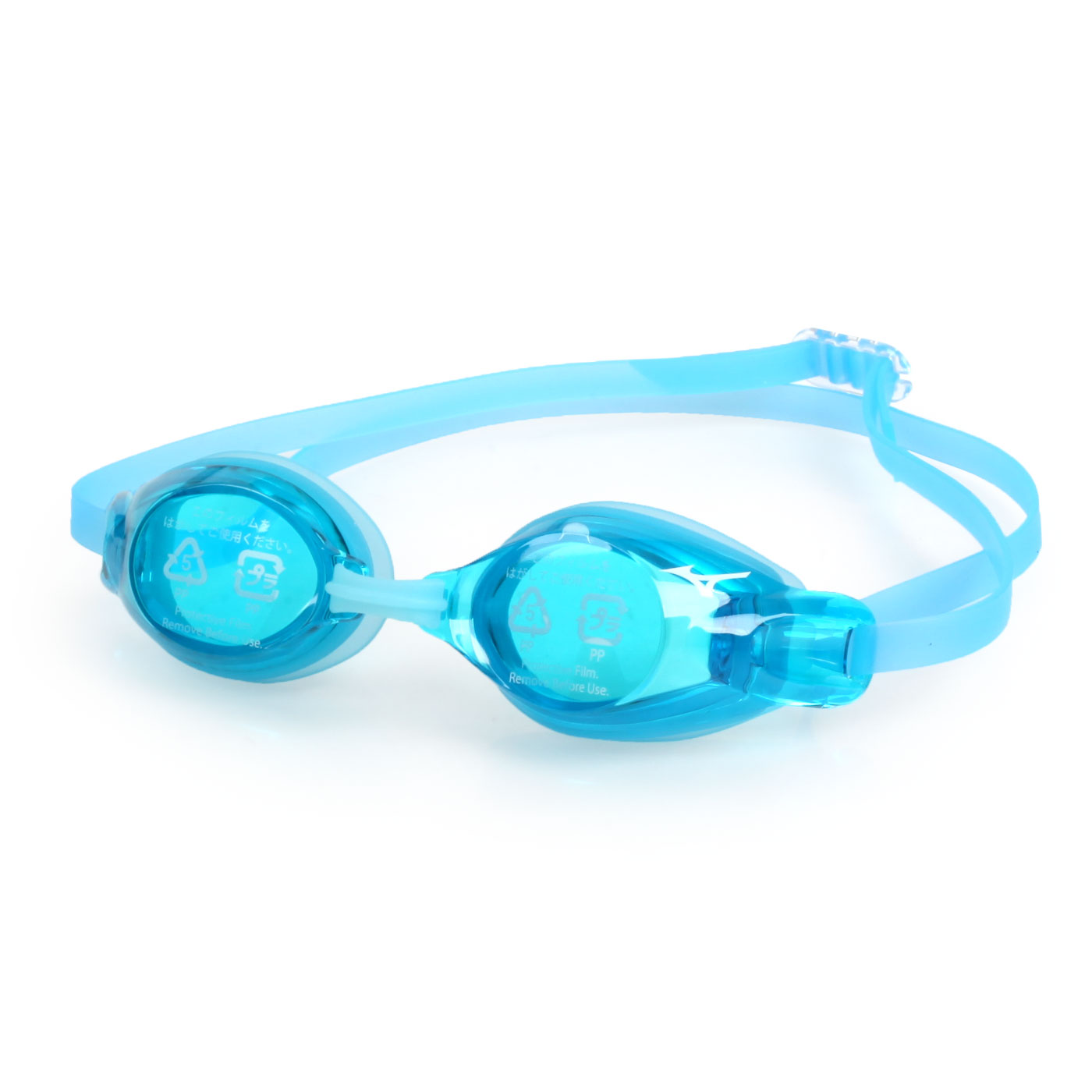 MIZUNO 日製-少年用競賽泳鏡  SWIM85YJ-75100-09 - 水藍