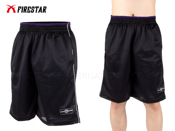 FIRESTAR 籃球短褲  90103-10 - 黑紫