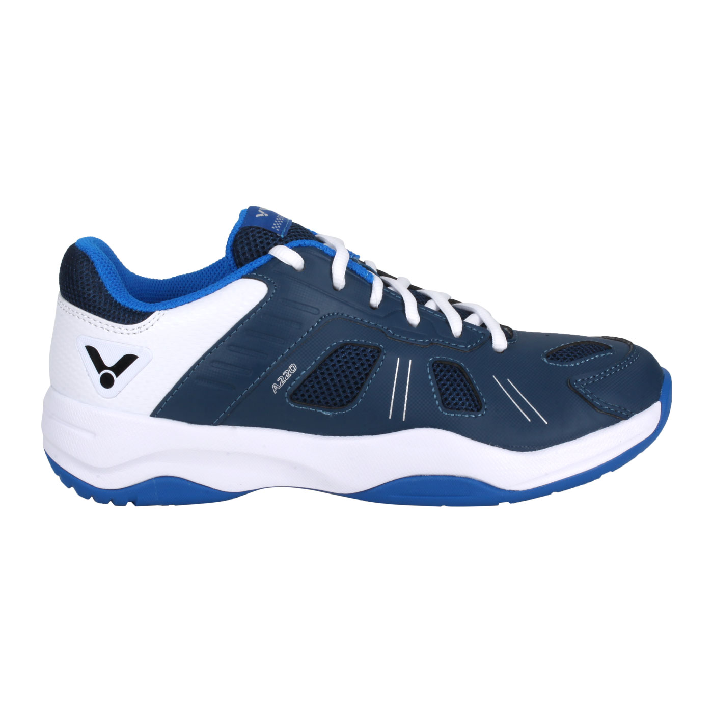 VICTOR 男女款專業羽球鞋-3E A220-B - 丈青白藍