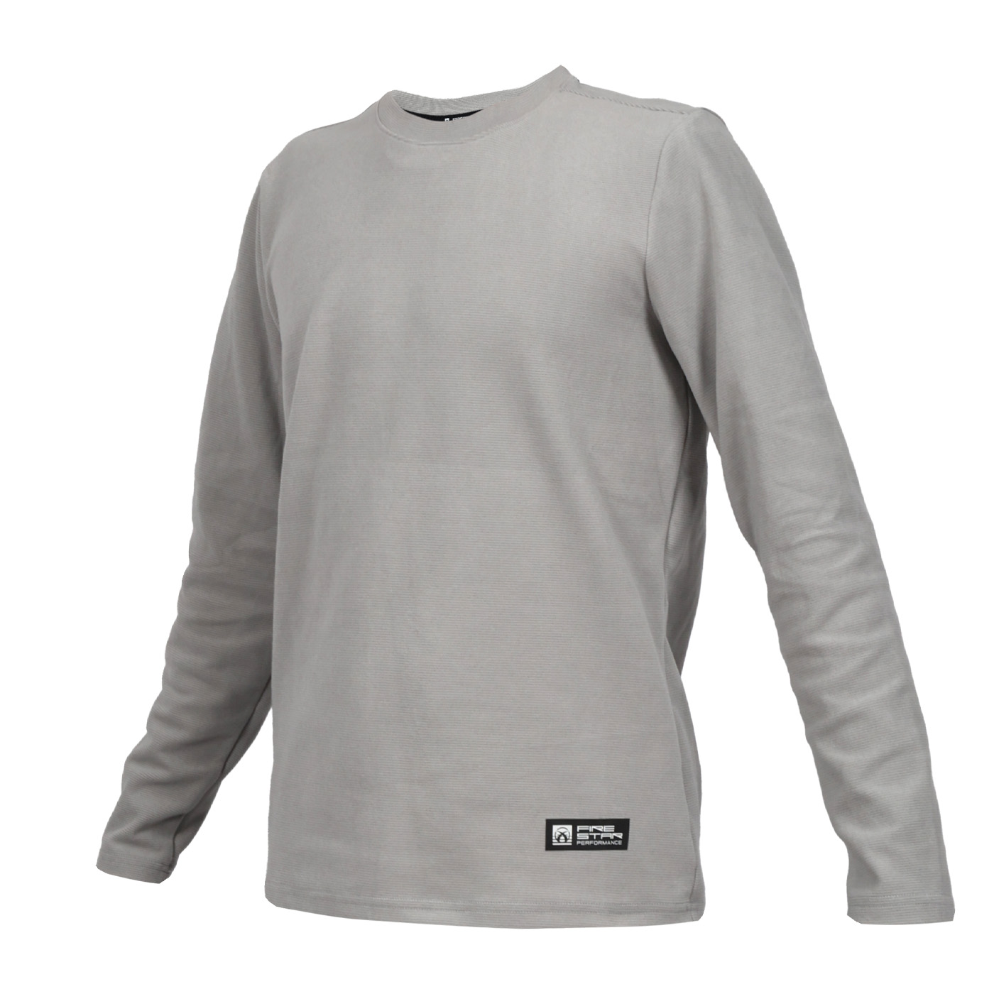 FIRESTAR 男款彈性保暖長袖圓領T恤  A5902-13 - 灰
