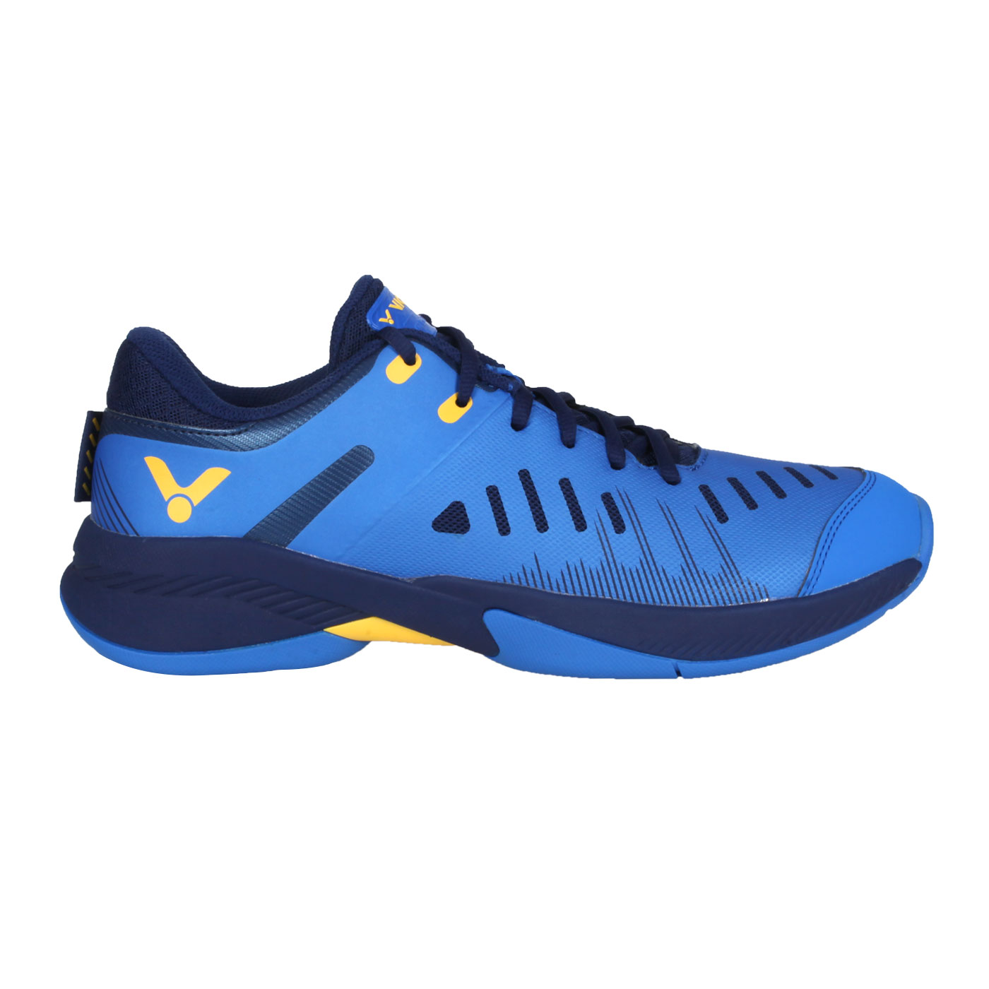 VICTOR 男款專業羽球鞋 A670-F - 藍丈青黃
