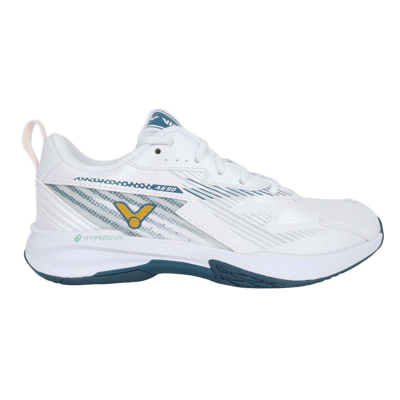 VICTOR 男款專業羽球鞋  A690-AG - 白墨藍橘綠