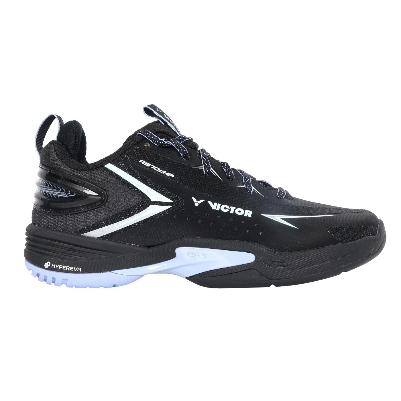 VICTOR 男款羽球俱樂部系列羽球鞋-4E  A970CHP-C - 黑紫湖綠銀