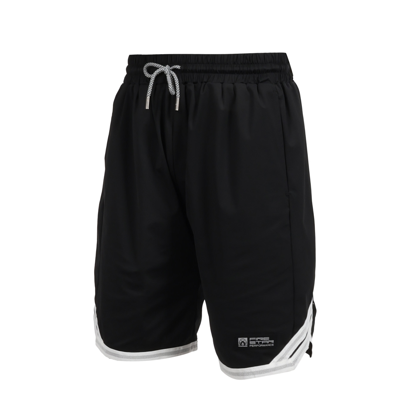 FIRESTAR 男款冰感訓練籃球褲  B6001-10 - 黑白