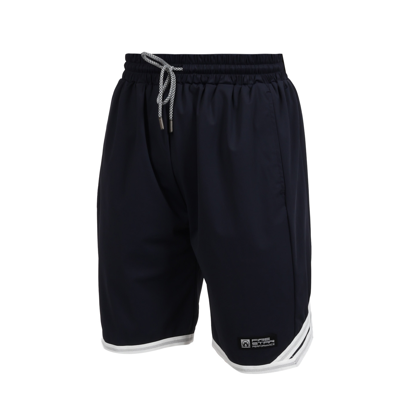FIRESTAR 男款冰感訓練籃球褲  B6001-93 - 丈青白