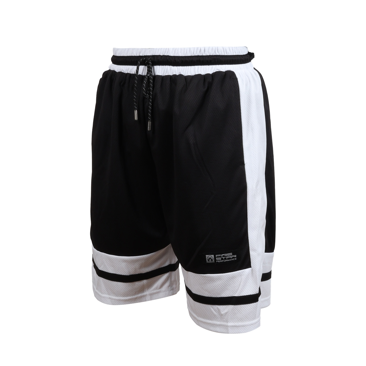 FIRESTAR 男款吸排訓練籃球褲  B6002-10 - 黑白