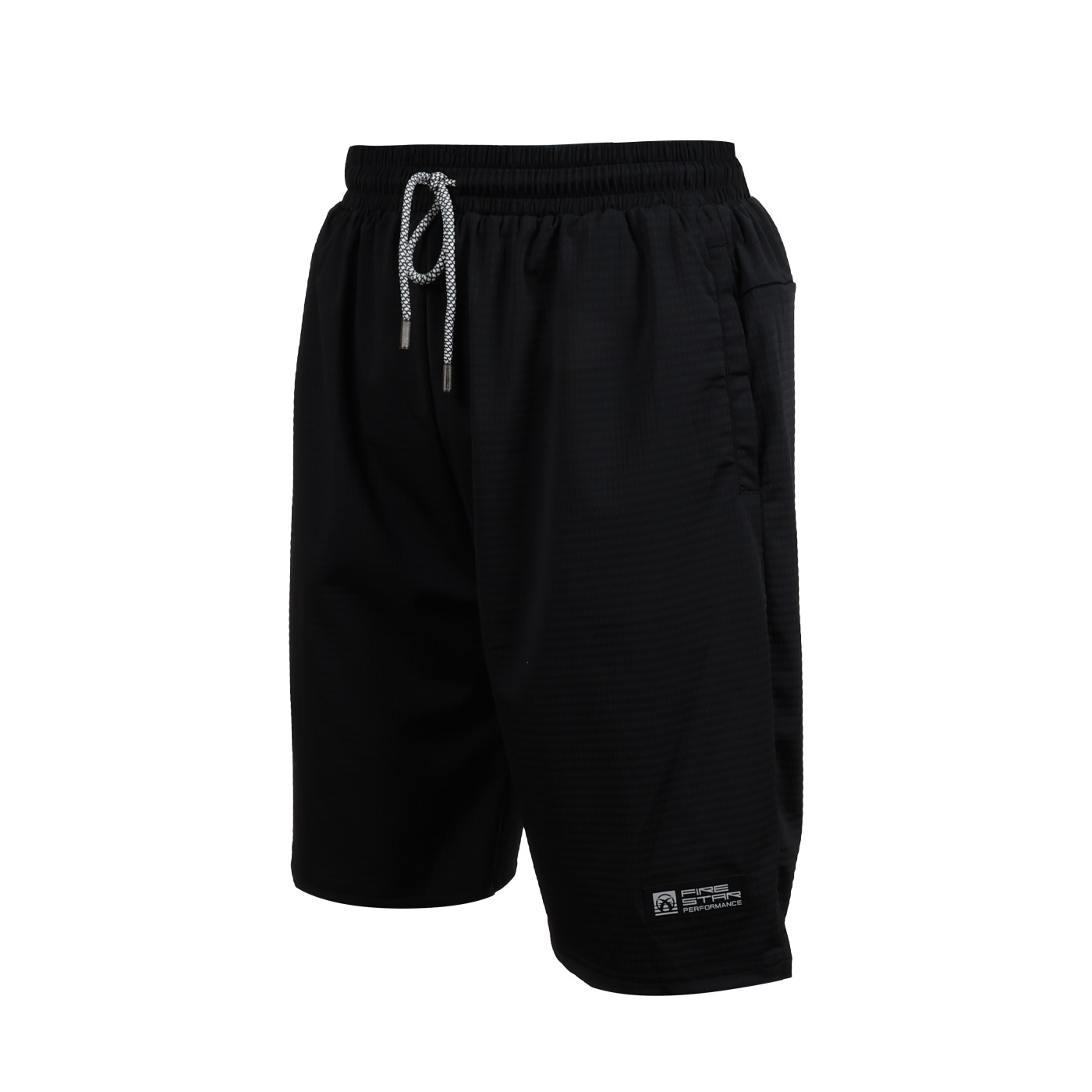FIRESTAR 男款冰感訓練籃球褲  B6005-10 - 黑銀