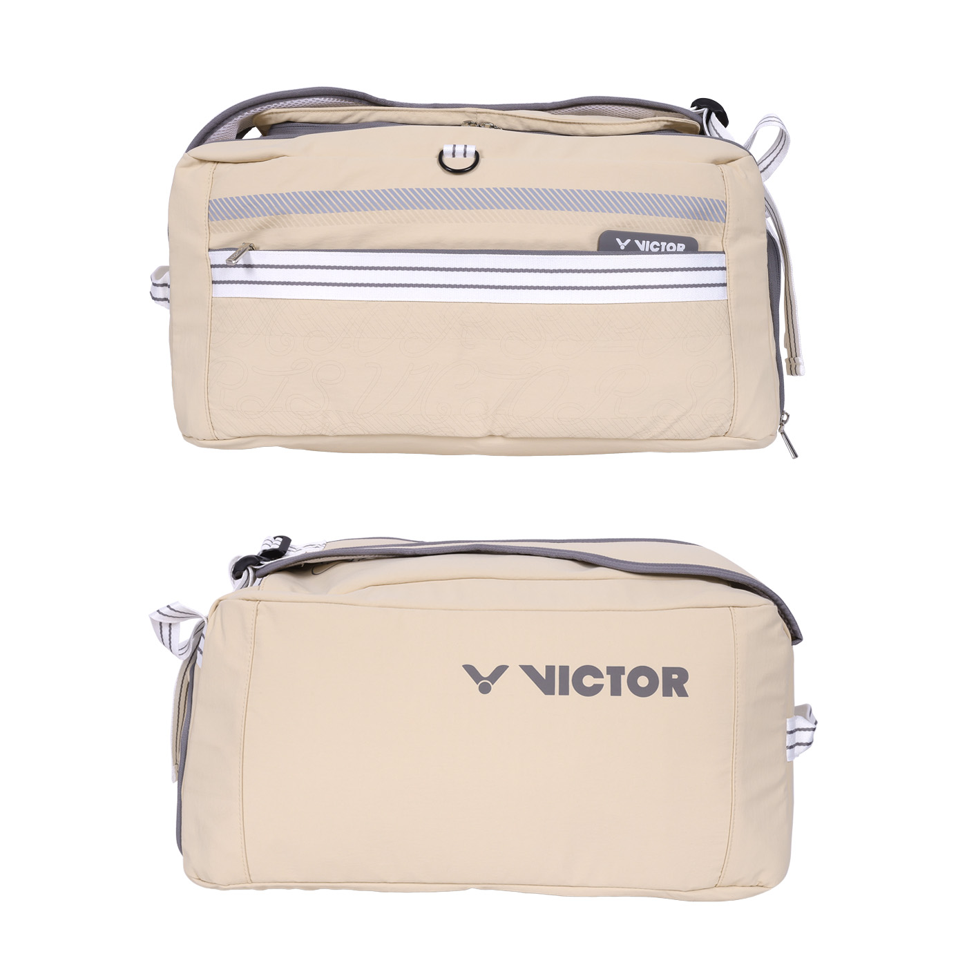 VICTOR 運動旅行包  BG5502VA - 淺奶茶灰白