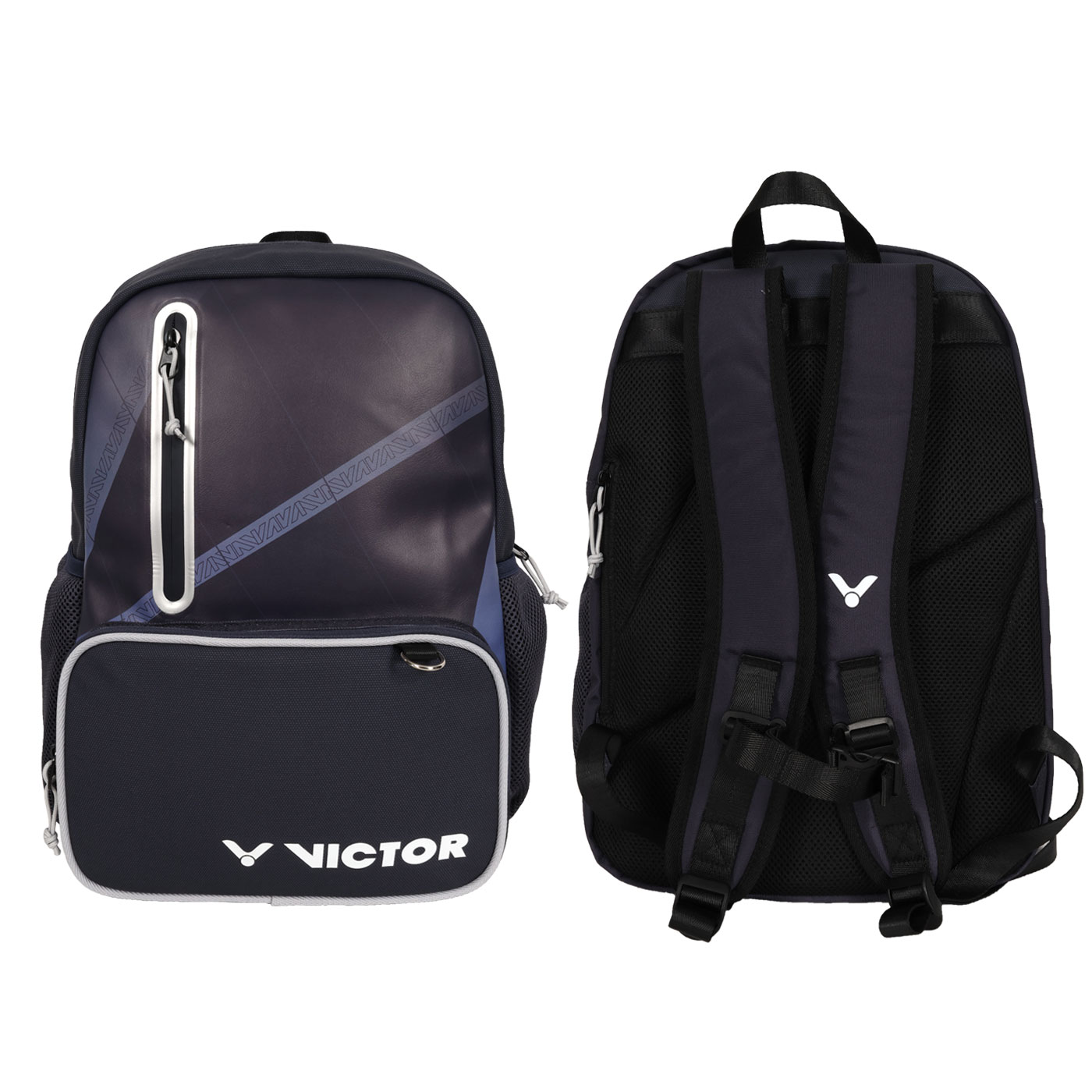 VICTOR 後背包  BR5054J - 灰藍暗紫銀