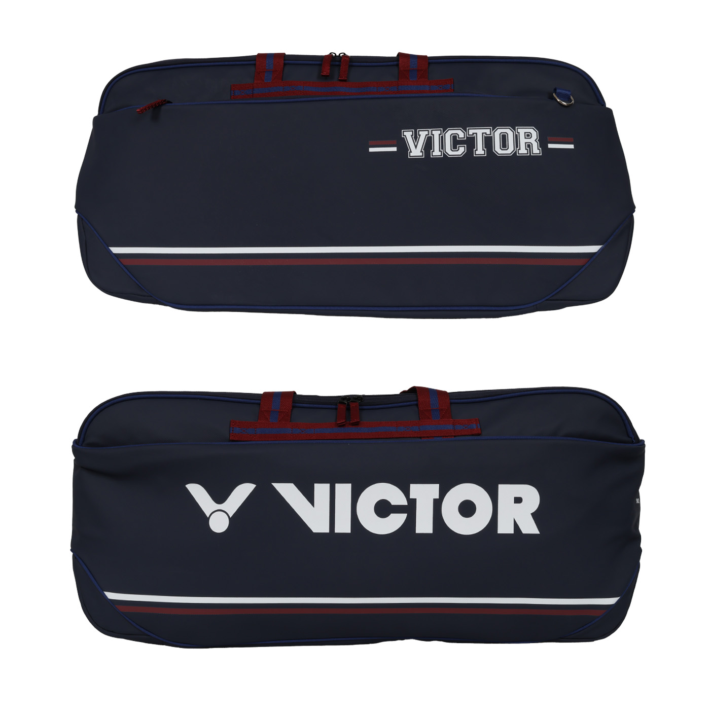 VICTOR 羽球俱樂部系列-矩形包  BR5639VBCBD - 丈青酒紅白