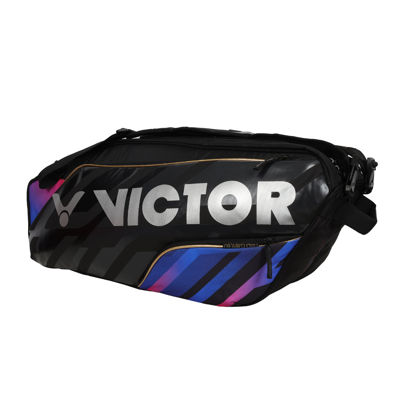 VICTOR 6支裝羽拍包  BR9213CJ - 黑銀藍紫粉