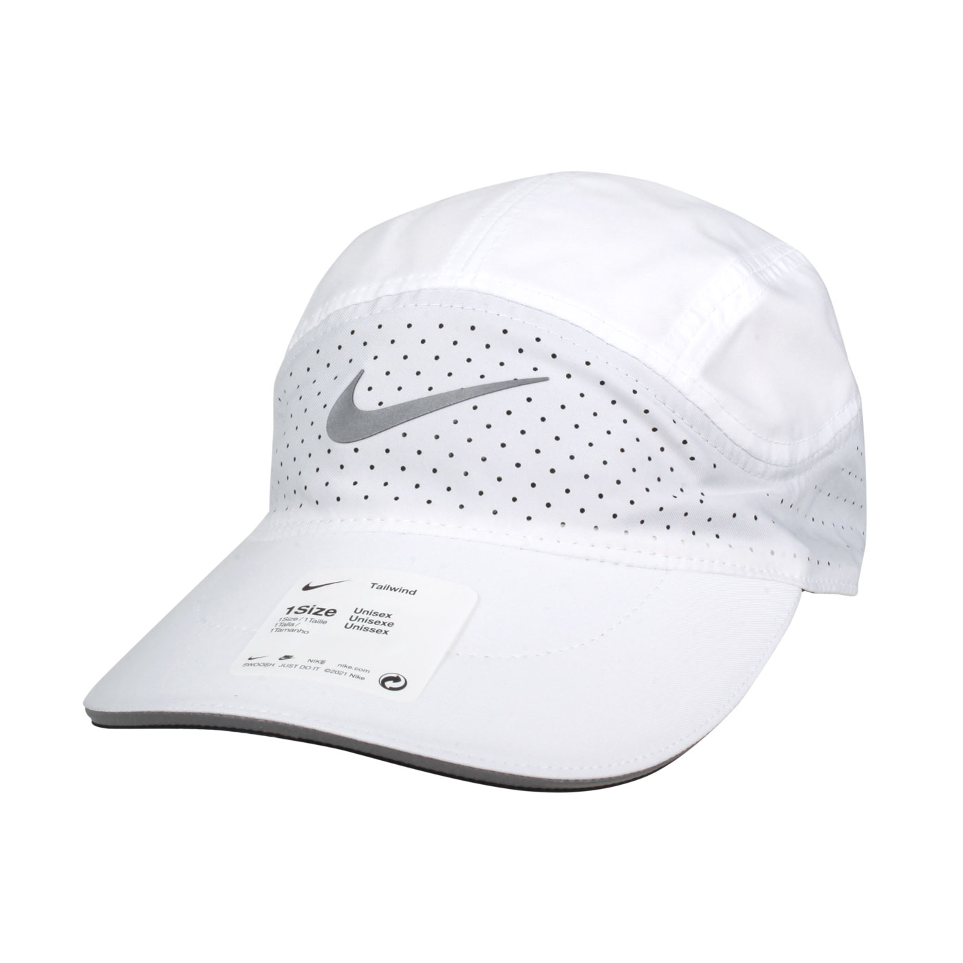 NIKE 運動帽 BV2204-100 - 白銀