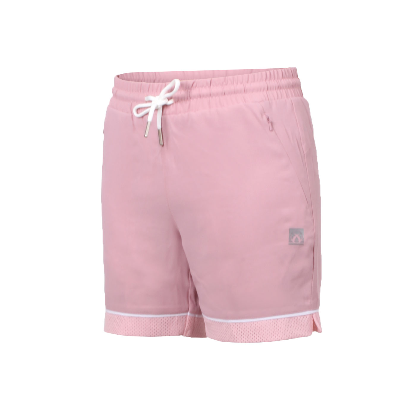 FIRESTAR 女款彈性運動短褲  CL322-43 - 珊瑚粉銀