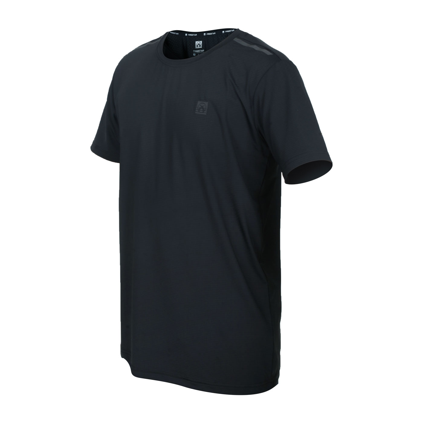 FIRESTAR 男款彈性機能圓領短袖T恤 D1732-10 - 黑灰
