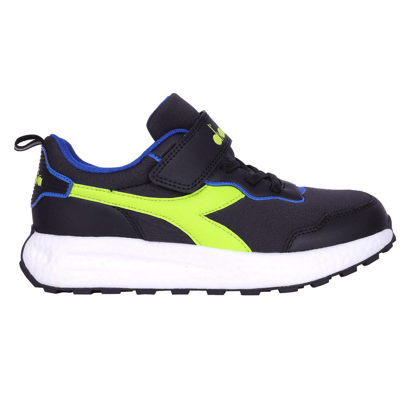 DIADORA 大童生活時尚運動鞋-超寬楦  DA11112 - 黑螢光綠藍